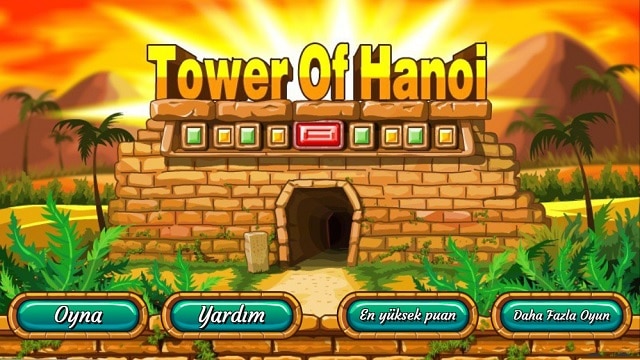 Hanoi Kulesi Oyunu Oyna